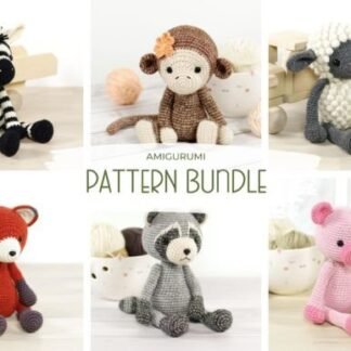 PLR Printable Template - Amigurumi Friends Crochet Pattern Bundle