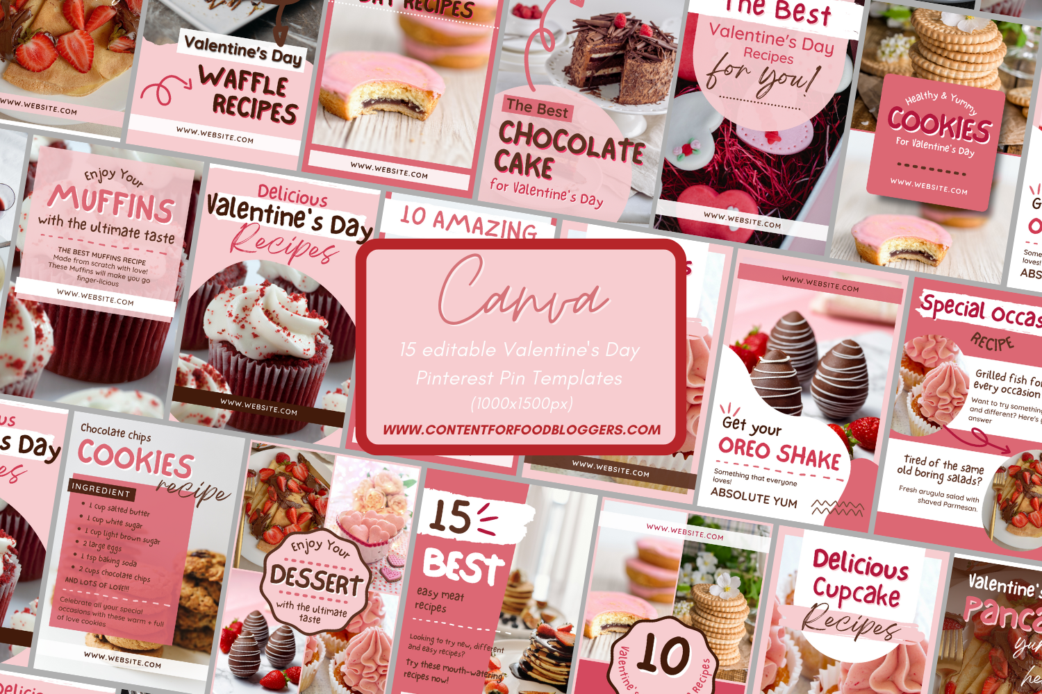 PLR Social Media Templates – Valentine’s Day Pinterest Pin Bundle